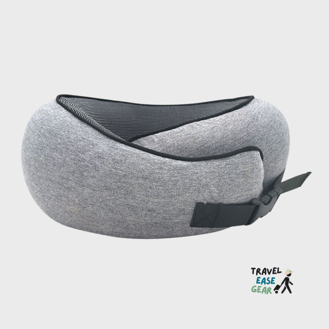 TravelEaseGear Travel Memory Foam Neck Pillow