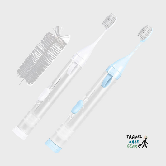 2 in 1 Folding Travel Toothbrush Kit